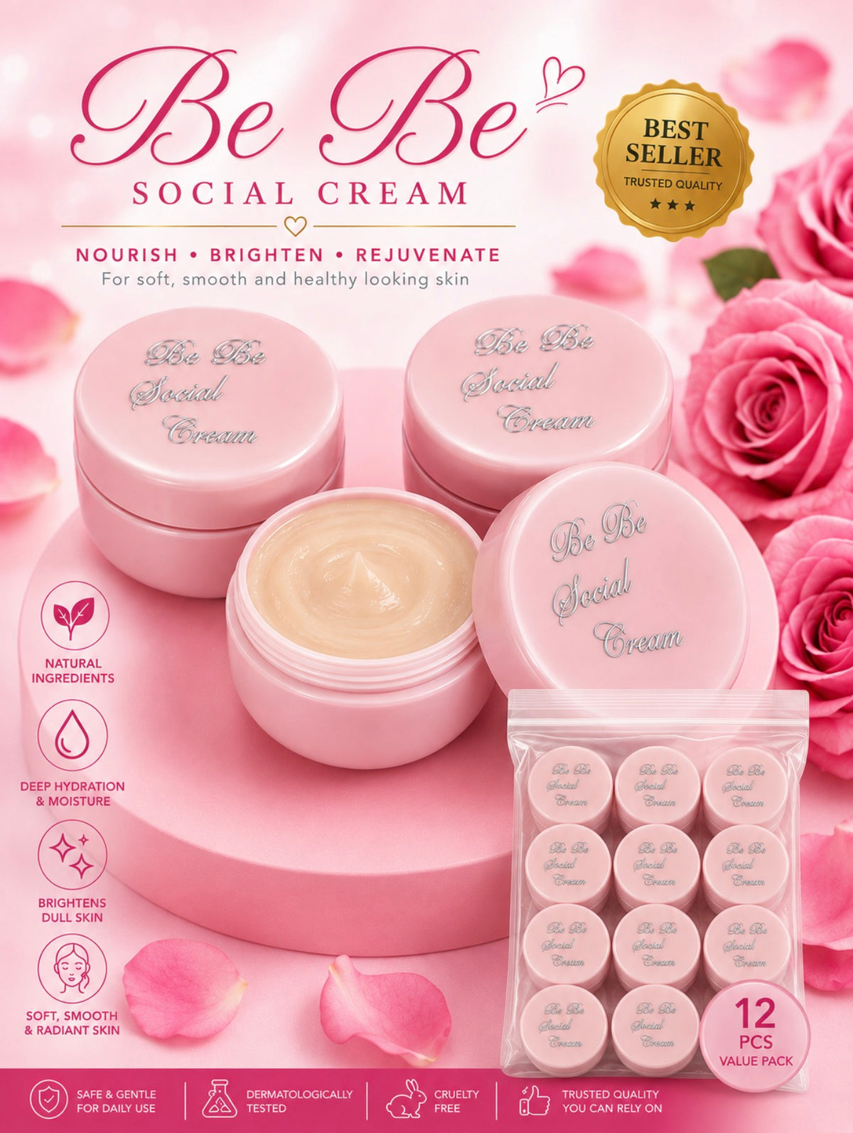 BeBe Cream (Yellow 12pcs)