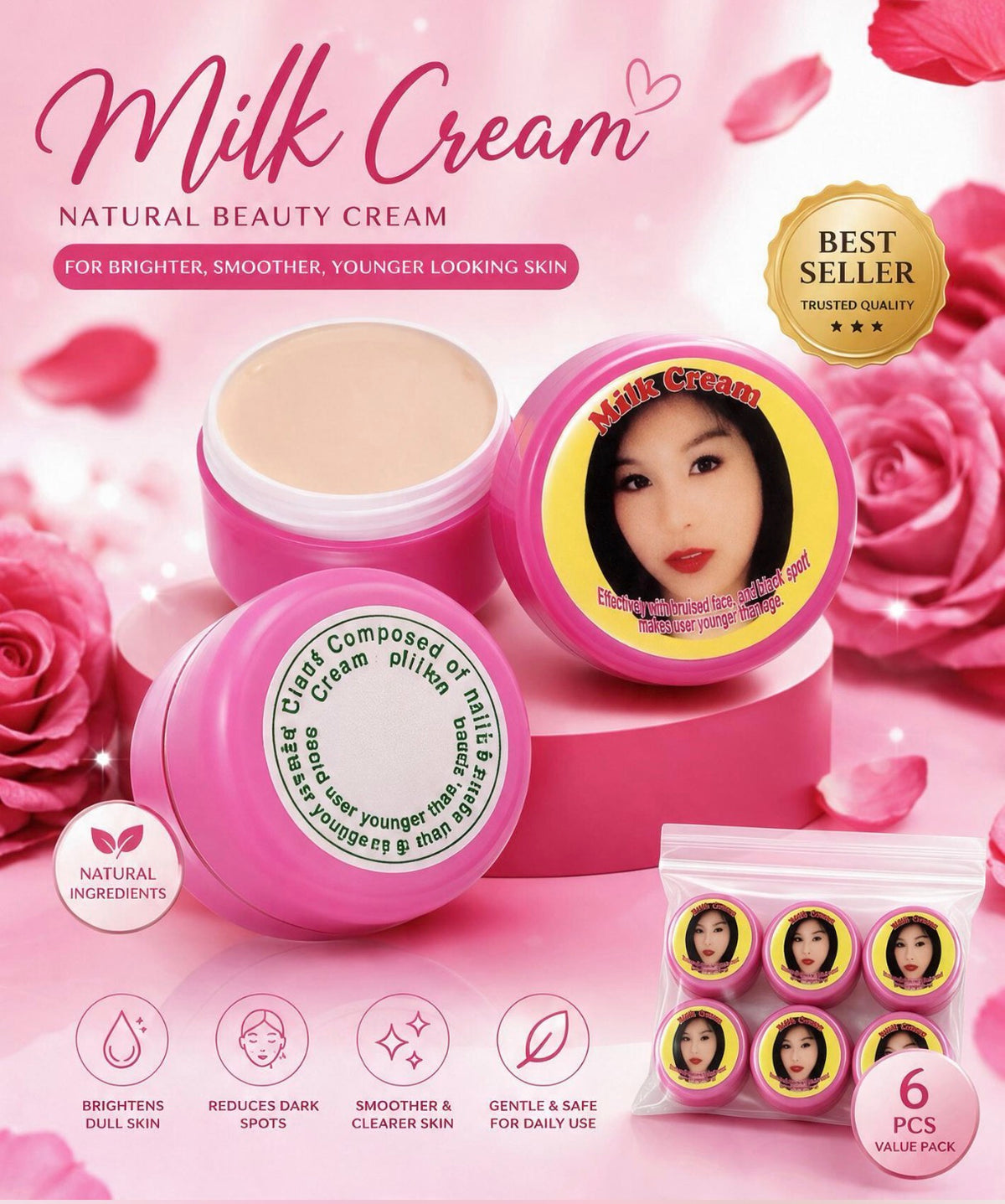 Milk Cream (6pcs)